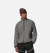Brooklyn Hike Mike Reflective Draft Zip Up Mens Jacket - Silver