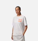 Flight Girlfriend Graphic Womens Short Sleeve Shirt - Sail