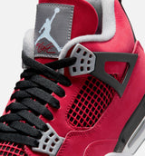 Air Jordan 4 Retro Toro Bravo Mens Lifestyle Shoe - Fire Red/White/Black/Cement Grey Free Shipping