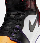 Air Jordan 1 Mid SE Mens Lifestyle Shoe - True Red/White/Court Purple/Black