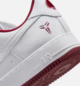 Kobe Air Force 1 Low Merion Mens Lifestyle Shoe - White/Team Red/Team Red/White
