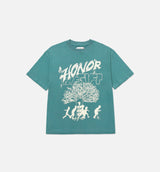 Family Tree Mens Short Sleeve Shirt - Green