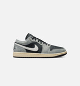 Air Jordan 1 Low SE Mens Lifestyle Shoe -  Light Smoke Grey/White/Off Noir
