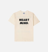 Heart Mind Mens Short Sleeve Shirt - Ecru