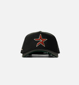 Houston Astros Logo 940AF Snapback Mens Hat - Black/Red