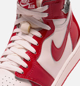 Air Jordan 1 Retro High OG University Red And Light Soft Pink Womens Lifestyle Shoe - University Red/Metallic Silver