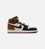 Air Jordan 1 Retro High OG Love Letter Preschool Lifestyle Shoe - Shadow Brown/Team Red/Light British Tan Free Shipping
