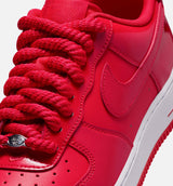 Air Force 1 Low Patent Mens Lifestyle Shoe - University Red/Light Crimson/White