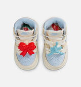 Air Jordan 1 Retro High OG Psychic Blue Infant Toddler Lifestyle Shoe - Pale Ivory/Psychic Blue/Coconut Milk