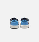 Air Jordan 1 Retro Low OG Obsidian Preschool Lifestyle Shoe - Obsidian/University Blue/Sail