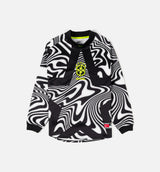 Brazil Hollywood Keeper Long Sleeve Mens Jersey - Black/Fluorescent Yellow/Fluorescent Yellow