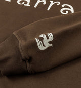 Weird Trad Logo Mens Crewneck - Brown