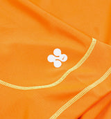 Project Frog Mens Short Sleeve Shirt - Orange/White