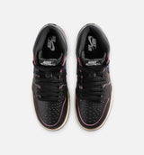 Air Jordan 1 Retro High OG Black and Muslin Grade School Lifestyle Shoe - Black/Black/Muslin