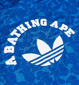 Bape x Adidas All Over Print Track Mens Jacket - Blue