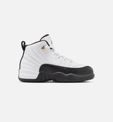 Air Jordan 12 Retro Taxi Preschool Lifestyle Shoe - White/Black/Taxi