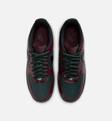 Air Force 1 Low Patent Burgundy Crush Mens Lifestyle Shoe - Black Spruce/Burgundy Crush/Black