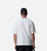 Cover Up Mens Short Sleeve Shirt - White