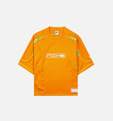 Project Frog Mens Short Sleeve Shirt - Orange/White