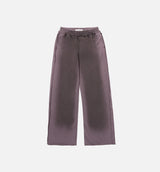 Spray Fleece Womens Sweatpants - Black