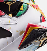 Air Jordan 7 Retro Miro Mens Lifestyle Shoe - White/Metallic Gold/Sport Red/Varsity Royal
