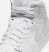 Air Jordan 1 Mid SE Mens Lifestyle Shoe - White/White/White/Field Silver