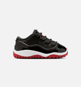 Air Jordan 11 Retro Bred Infant Toddler Lifestyle Shoe - Black/Varsity Red/White