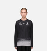 Mercedes AMG Petronas Formula 1 Team Mechanics Mens Long Sleeve Jersey - Black