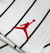 Brooklyn Fleece Striped Diamond Mens Short - Black/White