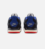 Air Jordan 4 Retro Rare Air Infant Toddler Lifestyle Shoe - Black/Fire Red/Deep Royal Blue