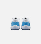 Air Jordan 11 Retro Low University Blue Mens Lifestyle Shoe - White/University Blue/Black Free Shipping