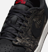 Air Jordan 1 Retro Low OG Laser Black And Varsity Red Mens Lifestyle Shoe - Black/Varsity Red/Summit White