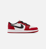 Air Jordan 1 Retro Low OG Chicago Grade School Lifestyle Shoe - Varsity Red/Black/Summit White