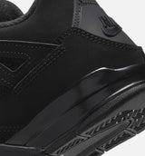 Air Jordan 4 Retro Black Cat Preschool Lifestyle Shoe - Black/Black/Light/Graphite
