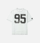 NSW 95 Oversized Womens Short Sleeve Shirt - White/Black