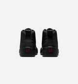Air Jordan 12 Retro Bloodline Mens Lifestyle Shoe - Black/Varsity Red Free Shipping