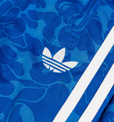 Bape x Adidas All Over Print Track Mens Pant - Blue