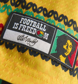 Jamaica 26 X Bob Marley Home Authentic Mens Jersey - Bold Gold