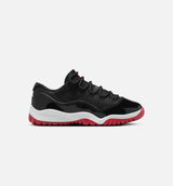 Air Jordan 11 Retro Bred Preschool Lifestyle Shoe - Black/Varsity Red/White