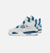 Air Jordan 4 Retro Industrial Blue Mens Lifestyle Shoe - Off White/ Industrial Blue/Neutral Grey