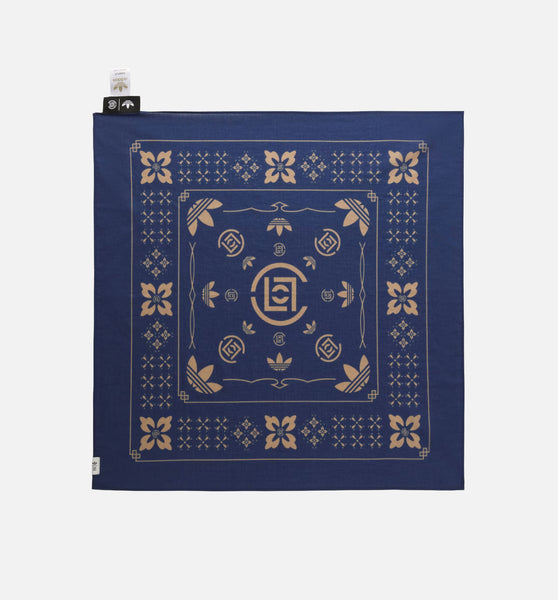 小物  CLOT BANDANA BY EDISON CHEN adidas KE7071 CLOT Bandana By Edison Chen Mens Scarf - Tech Indigo