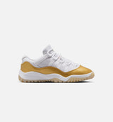 Air Jordan 11 Retro Low Mothers Day Preschool Lifestyle Shoe - White/Metallic Gold/Team Gold Free Shipping