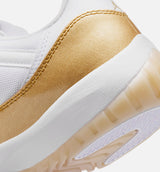 Air Jordan 11 Retro Low Mothers Day Womens Lifestyle Shoe - White/Metallic Gold/Team Gold Free Shipping