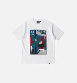 Leaving Now Mens Short Sleeve Shirt - White