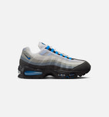 Air Max 95 Cool Grey and Blue Spark Mens Lifestyle Shoe - White/Blue Spark/Black/Neutral Grey/Medium Grey