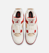 Bike Air x Nigel Sylvester x Air Jordan 4 Retro Brick After Brick Mens Lifestyle Shoe - Sail/Cinnabar/Anthracite/Muslin Limit One Per Customer