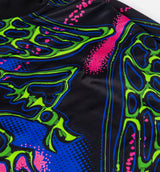 Nigerian Goalkeeper Long Sleeve Mens Jersey - Black/Transparent Pink/White