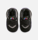 Air Jordan 8 Retro Aqua Infant Toddler Lifestyle Shoe - Black/Multi Color/Bright Concord/Multi Color