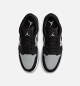 Air Jordan 1 Low Mens Lifestyle Shoe - Black/Light Smoke Grey/White