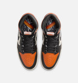 Air Jordan 1 Retro High OG Shattered Backboard Mens Lifestyle Shoe - Black/Black/Sail/Starfish